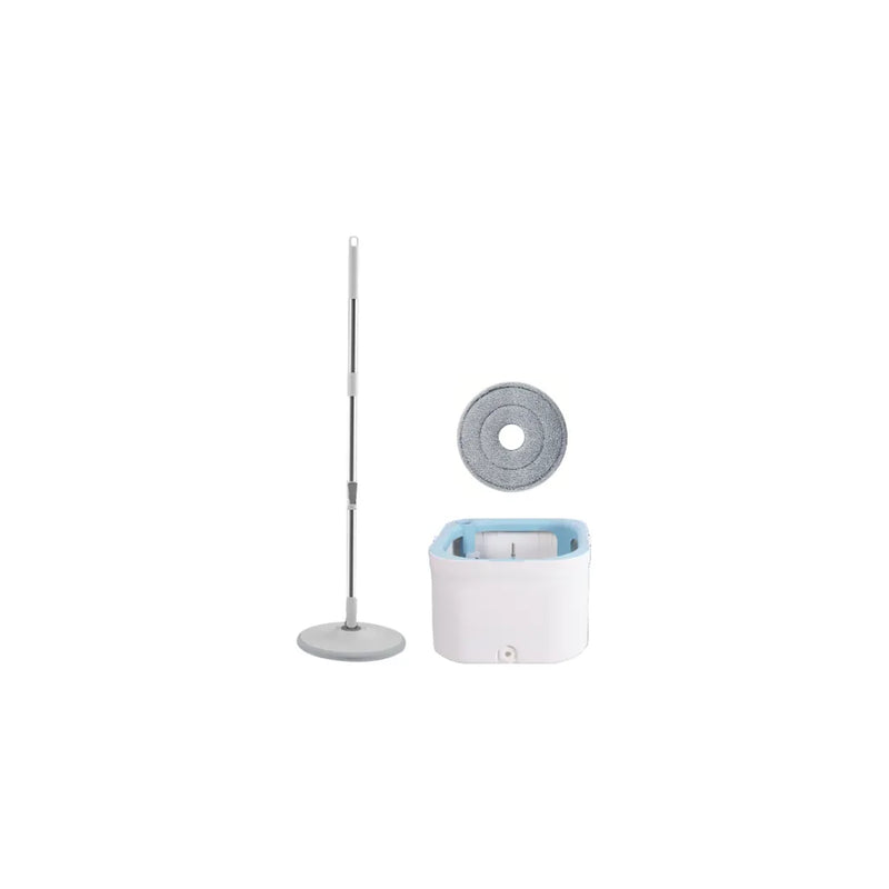 Square Spinning Mop Bucket Set With Round Head
