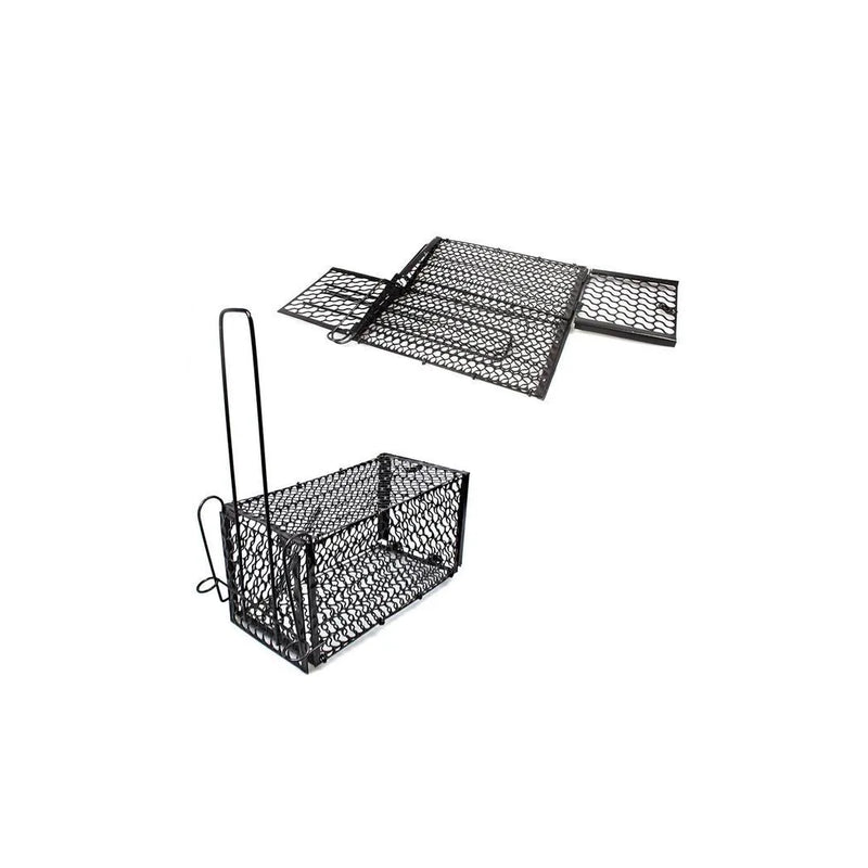 Rat Mesh Cage Black Adjustable Flat To Bo x