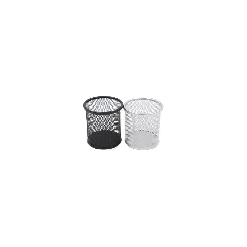 Round Metal Mesh Pencil Holder Assorted Colours