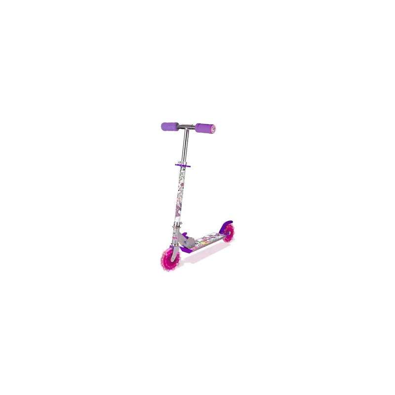 Unicorn Dreamland Push Scooter with 2 light up Flashing Wheel Outdoor Game for Boy Girl SV13988