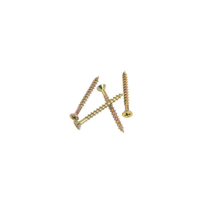 Pozi C Sk Chipboard Screws Yellow Diy