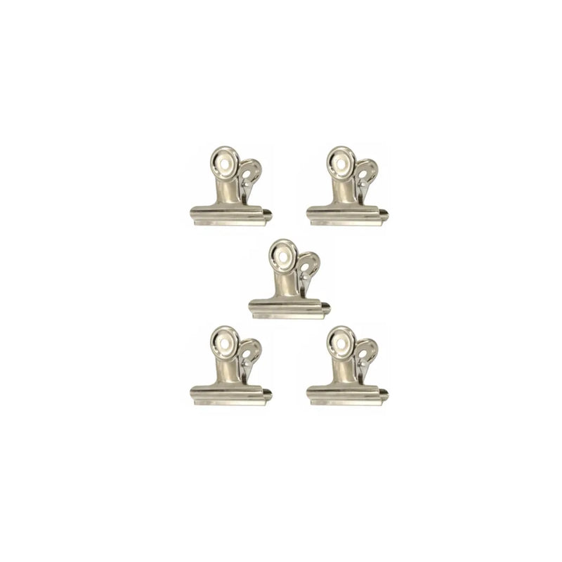 Metal Paper Bulldog Binder Clips Pack Of 5