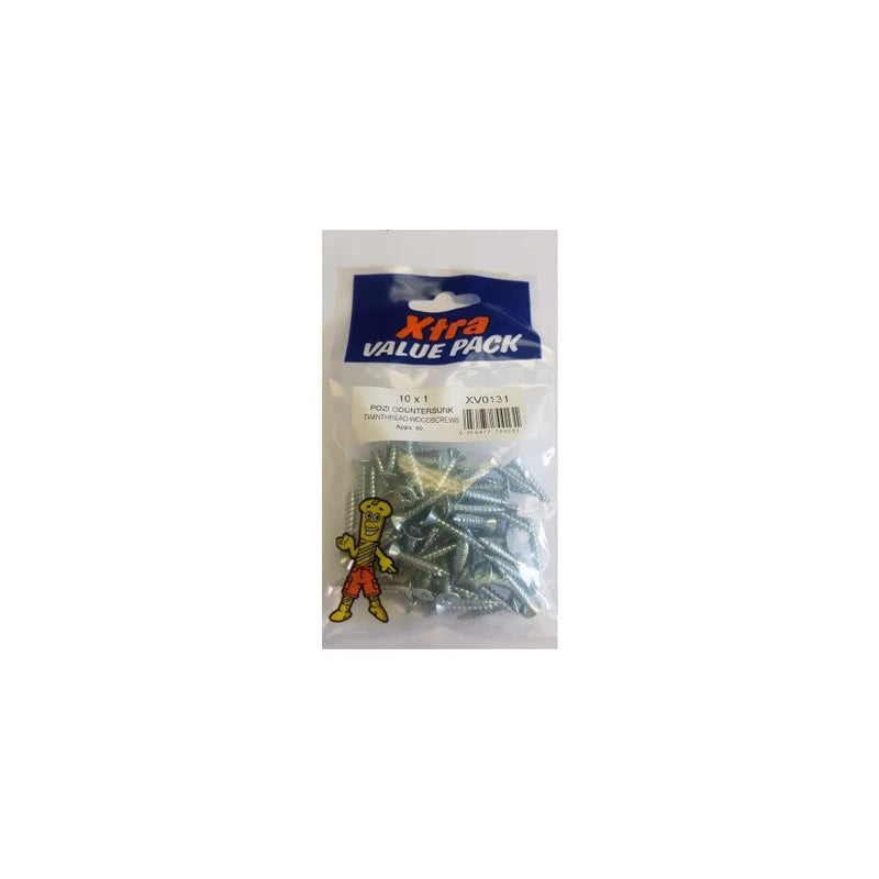 Pozi C Sk Twinthreads Woodscrews x tra Value