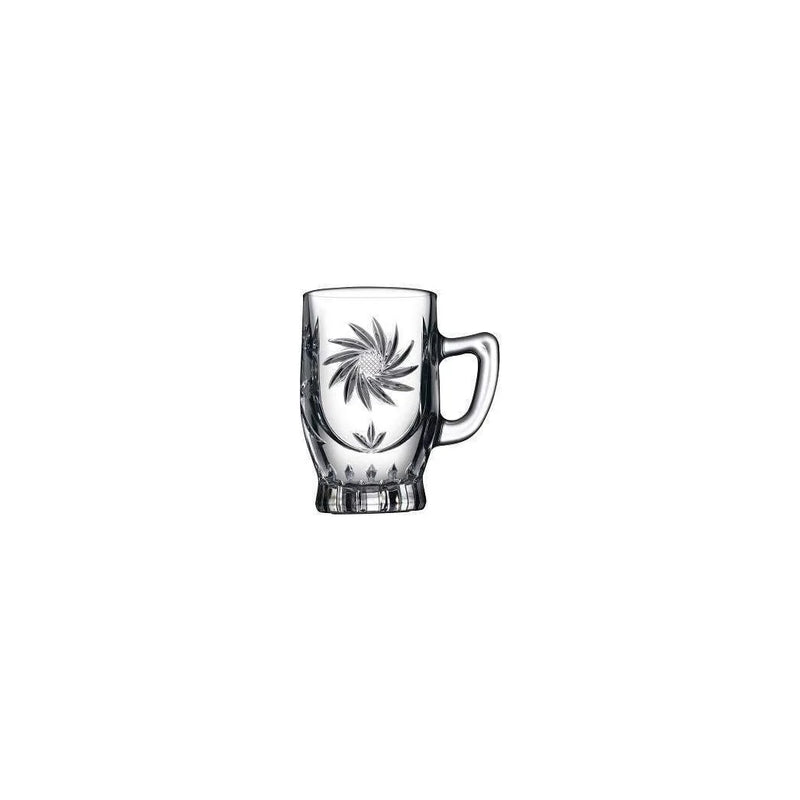 Pb Glass Elmas Mug 155 Ml 6 Pieces