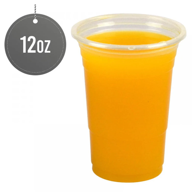 Reusable Plastic Smoothie Cups 12Oz Pack Of 20