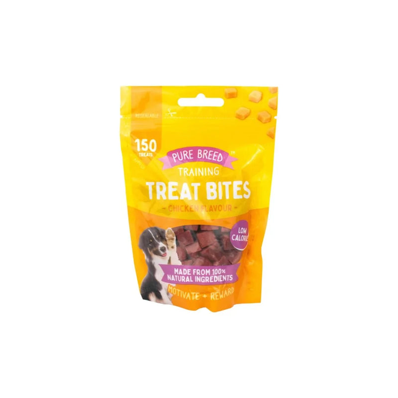 Pet Dog Treats Training Treat Bites Dry Chicken Cubes 100G