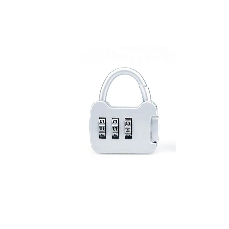Metal Number Combination Padlock Assorted Colours