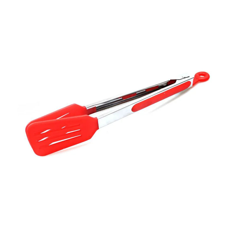 Plastic Kitchen Bbq Salad Food Serving Slotted Tongs Assorted Colours