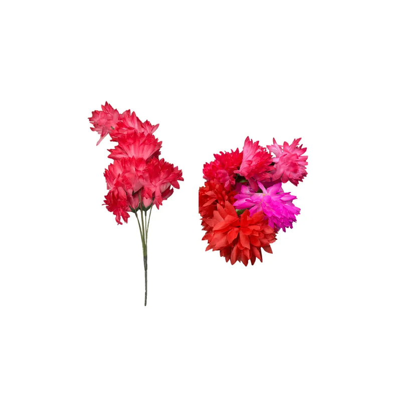 Plastic Artificial Flowers Assorted Colours