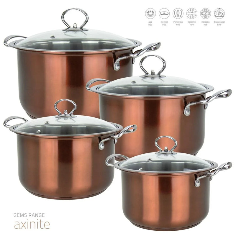 Sq Professional Gems Stainless Steel Stockpot Set Of 4 A x inite 18 – 20 – 22