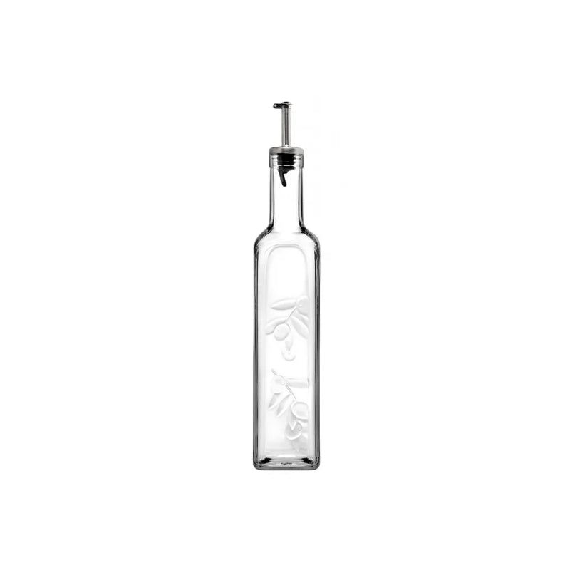 Pb Oil Vinegar Glass Bottle With Metal Silicone Gasket 0.5L