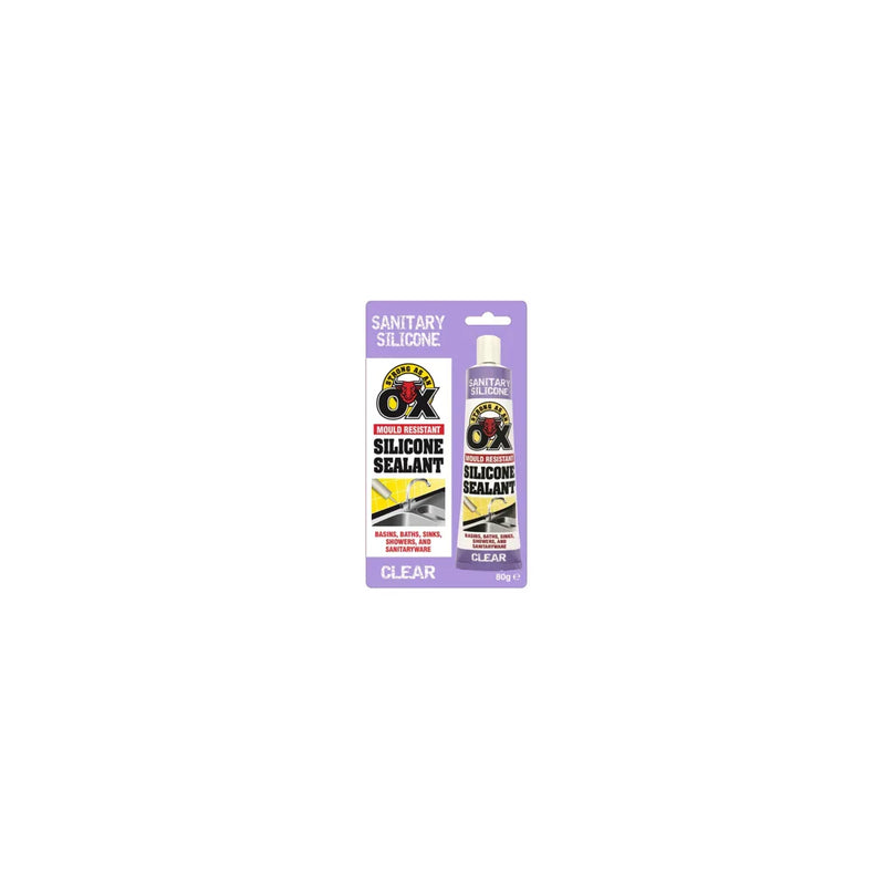 Saao Clear Mould Resistant Silicone Sealant Clear 80G