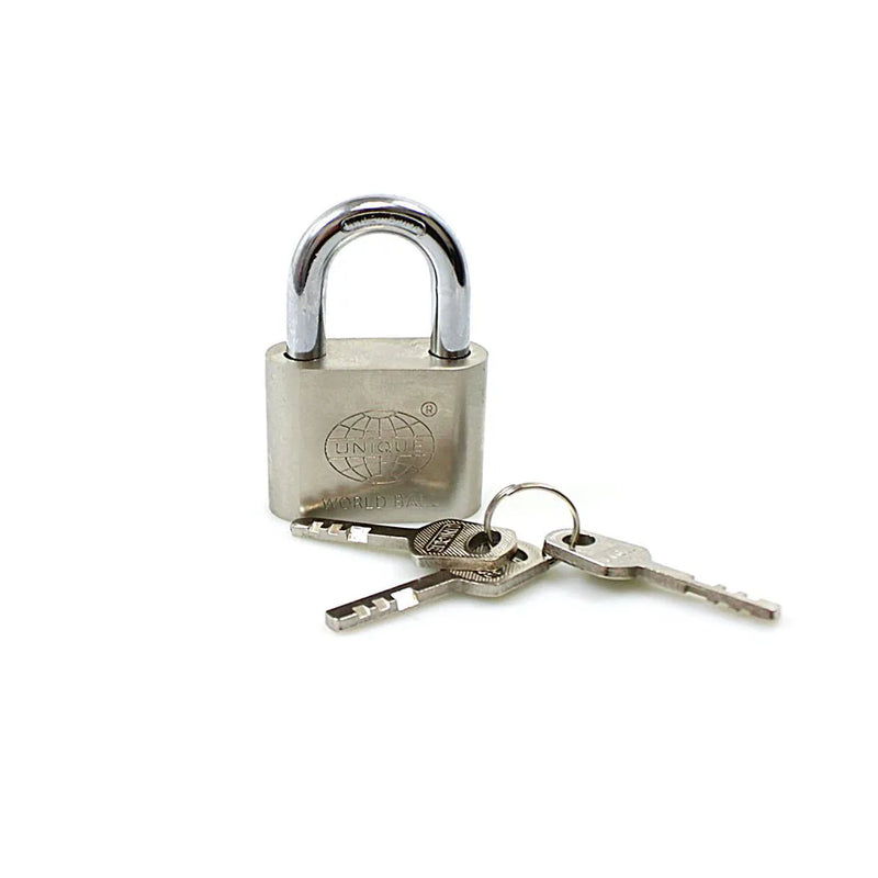World Ball Lock High Security With 3 Keys Chrome