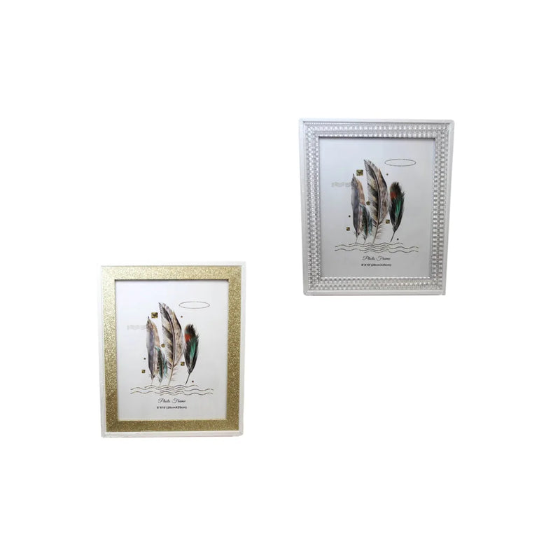 Silver Gold Sparkly Photo Frame Assorted Colours