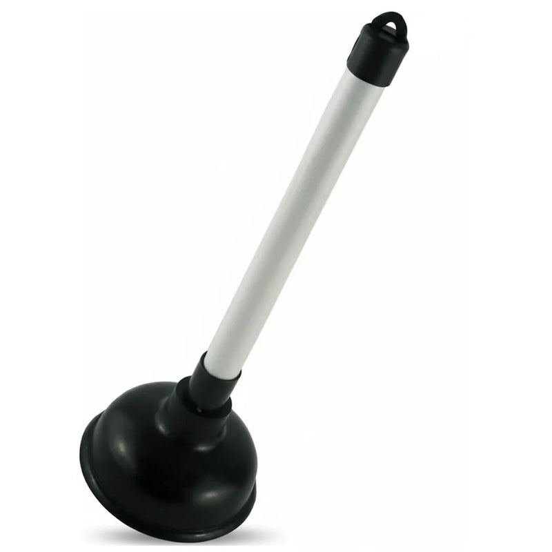 Heavy Duty Bathroom Toilet Plunger Drainer Plastic Stick