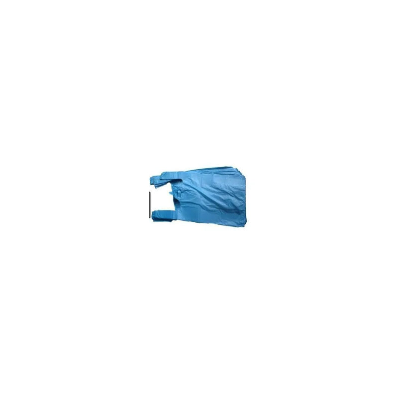 Large Blue Plastic Carrier Bags 100 Piece