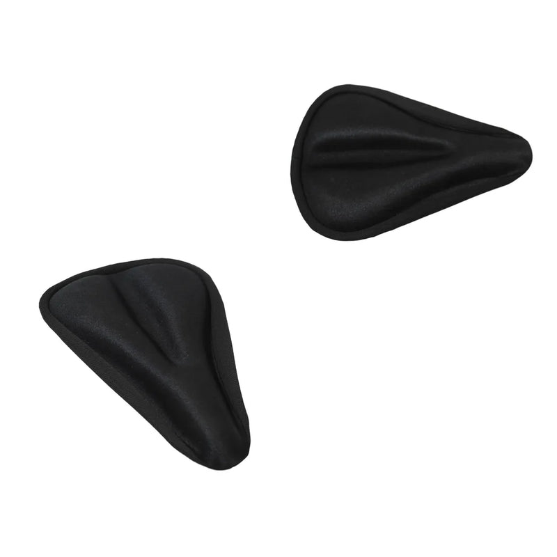 Soft Cushioned Black Bicycle Wide Saddle Seat Comfort Ride Seat