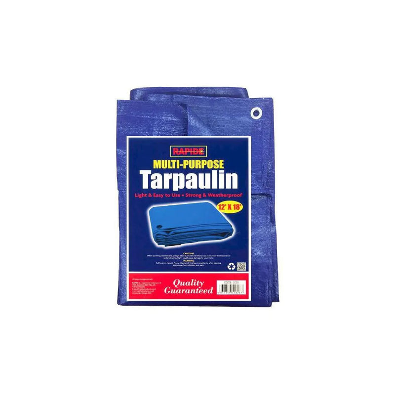 Blue Multipurpose Use Tarpaulin Light Easy And Strong Waterproof Tarpaulin 12' x 18'