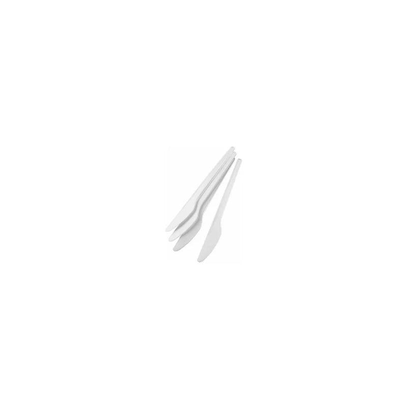 Plastic Disposable Party White Plastic Knives 100 Pack