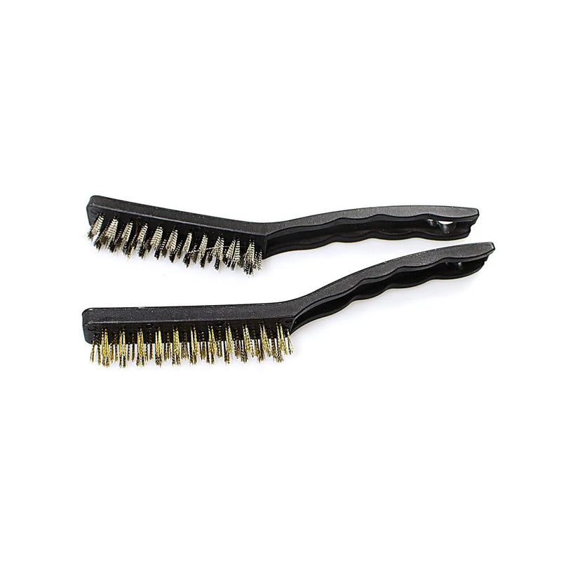 Curved Stainless Steel Wire Hand Brush Pack Of 2