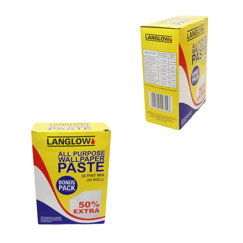 Langlow Classic All Purpose Wallpaper Paste 36 Pint Mi x