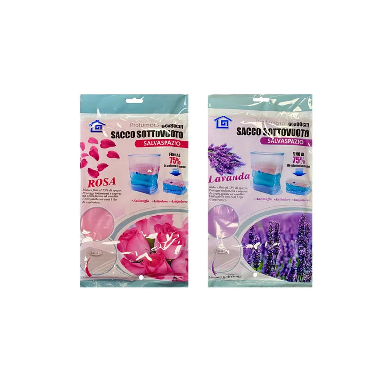 Floral Scented Clothes Storage Compressed Air Vacuum Bag Assorted Scents