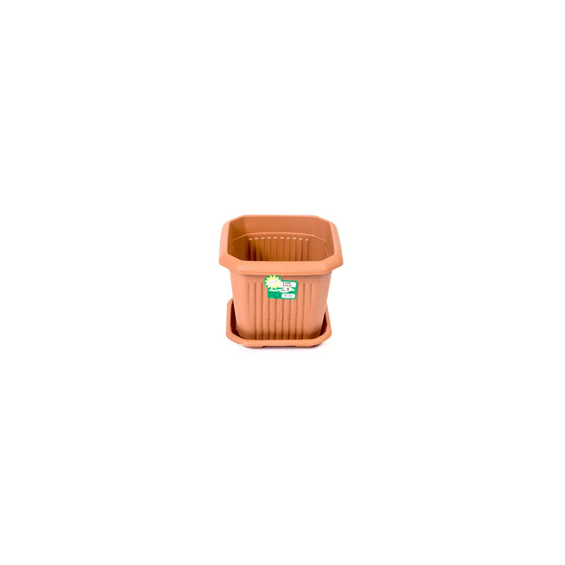 Square Flower Plant Pot Set Number 1