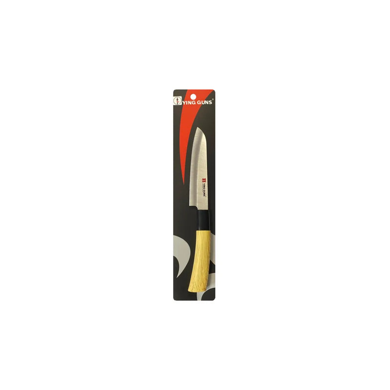 Kitchen Small Santoku Style Knife With Wooden Handle
