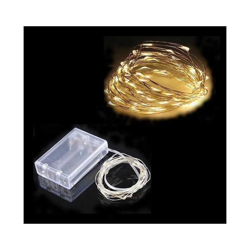 Led Christmas Fairy Light String Battery Operated Natural