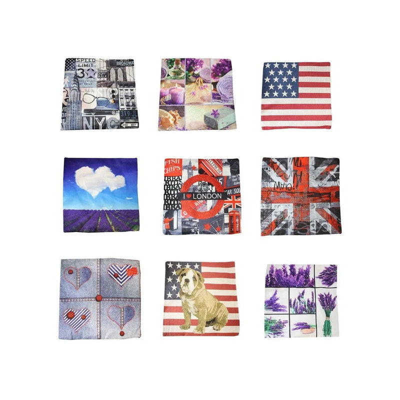 Bedroom Couch Cushion Cover Case Assorted Designs