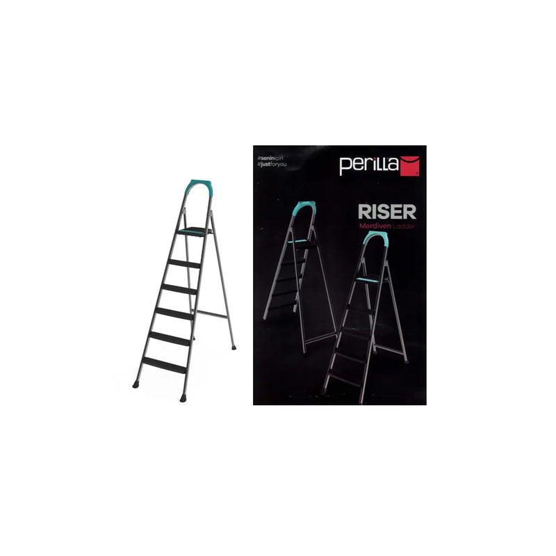 5 + 1 Perilla Riser Metal Indoor Outdoor Step Ladder L6