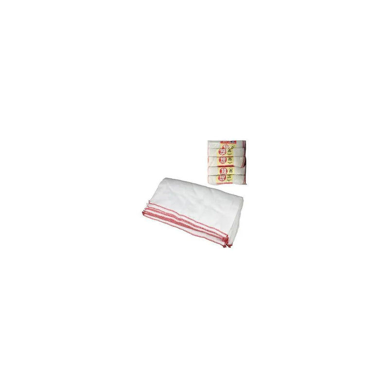 White Dish Cloth Pack Of 10