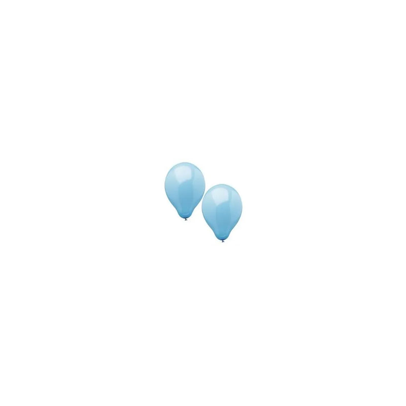 Papstar Light Blue Birthday Party Balloons 10 Piece Party Pack