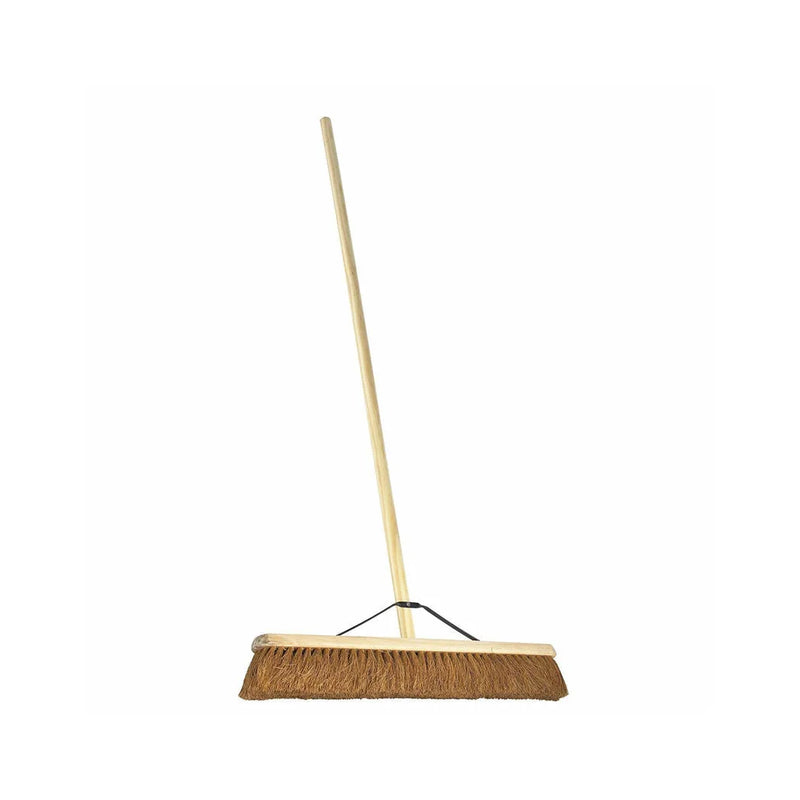 30" Soft Coco Garden Wooden Broom Brush Sk28385 (Big Parcel Rate)