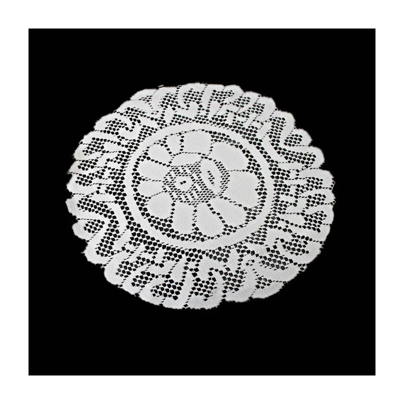 Round Kitchen Lace Net Placemat Assorted Colours And Designs