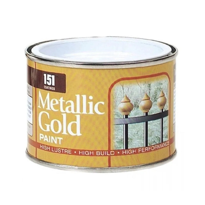 12 Pack Metallic Gold Paint 180Ml