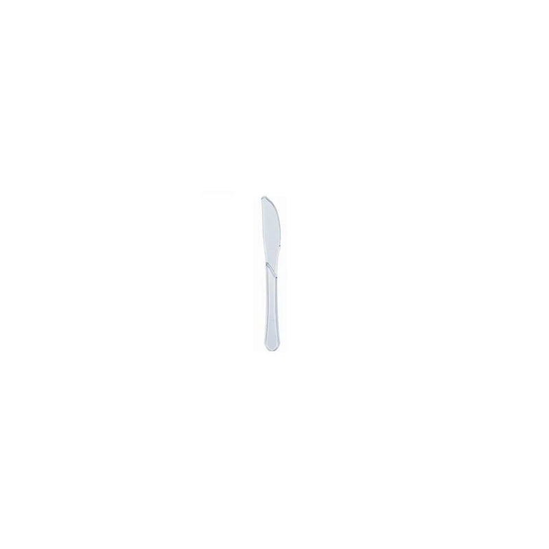 Disposable Plastic Clear Knife Pack Of 40