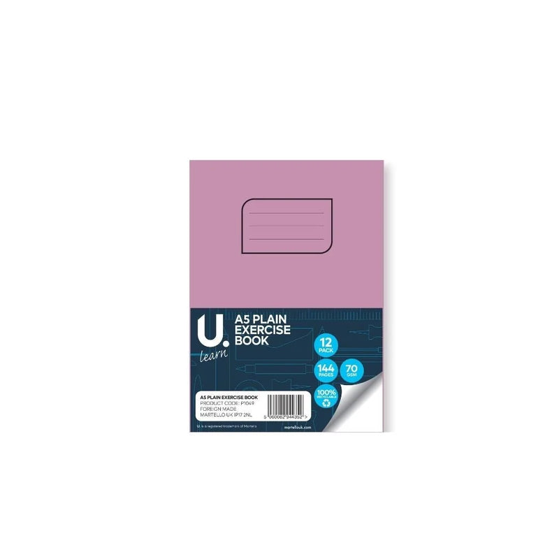 A5 Plain E x ercise Book