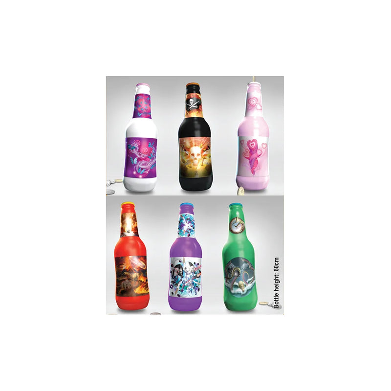 Giant Plastic Kids Money Saving Bottle Assorted Colours