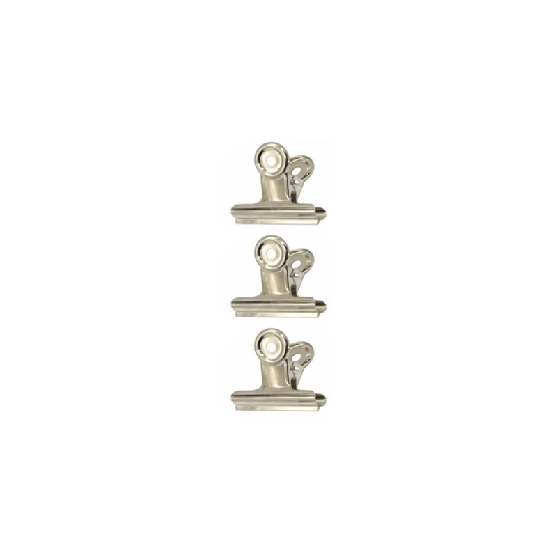 Large Metal Paper Bulldog Binder Clips Pack Of 3