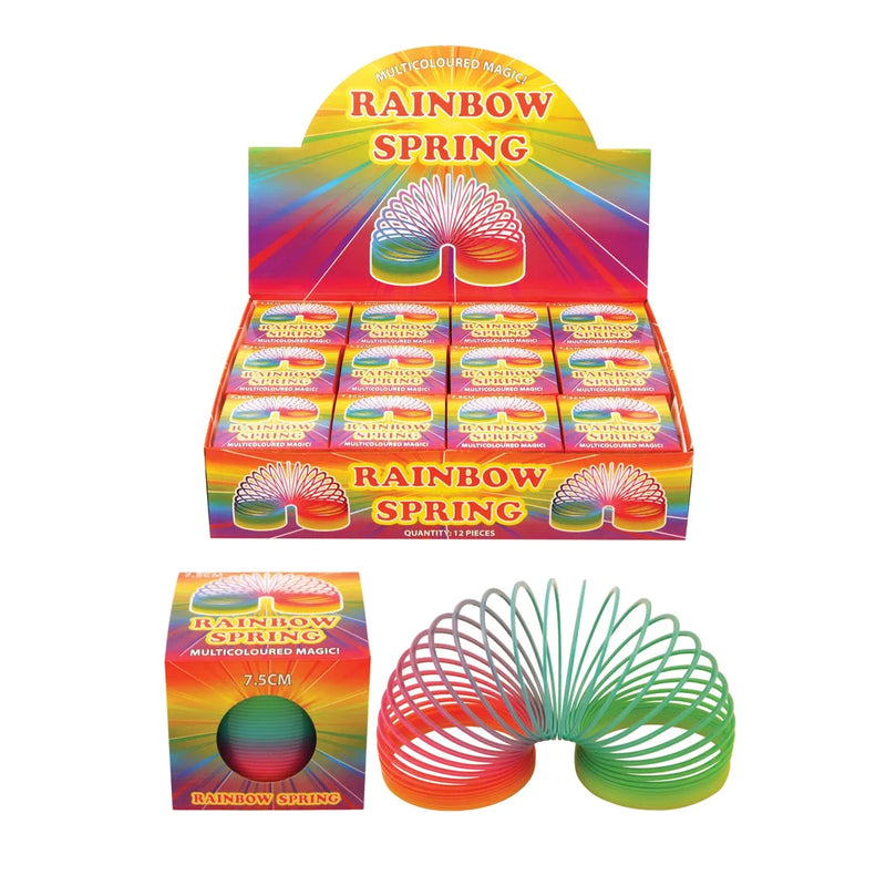 Children'S Rainbow Springing Bouncy Spring Toy
