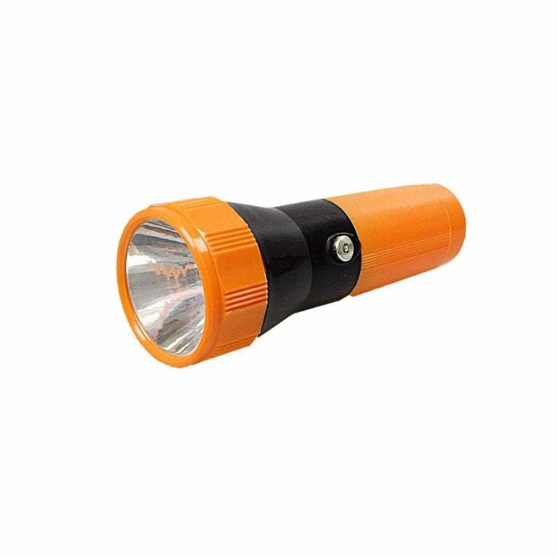 Plastic Electrical Torch Lamp Assorted Colours