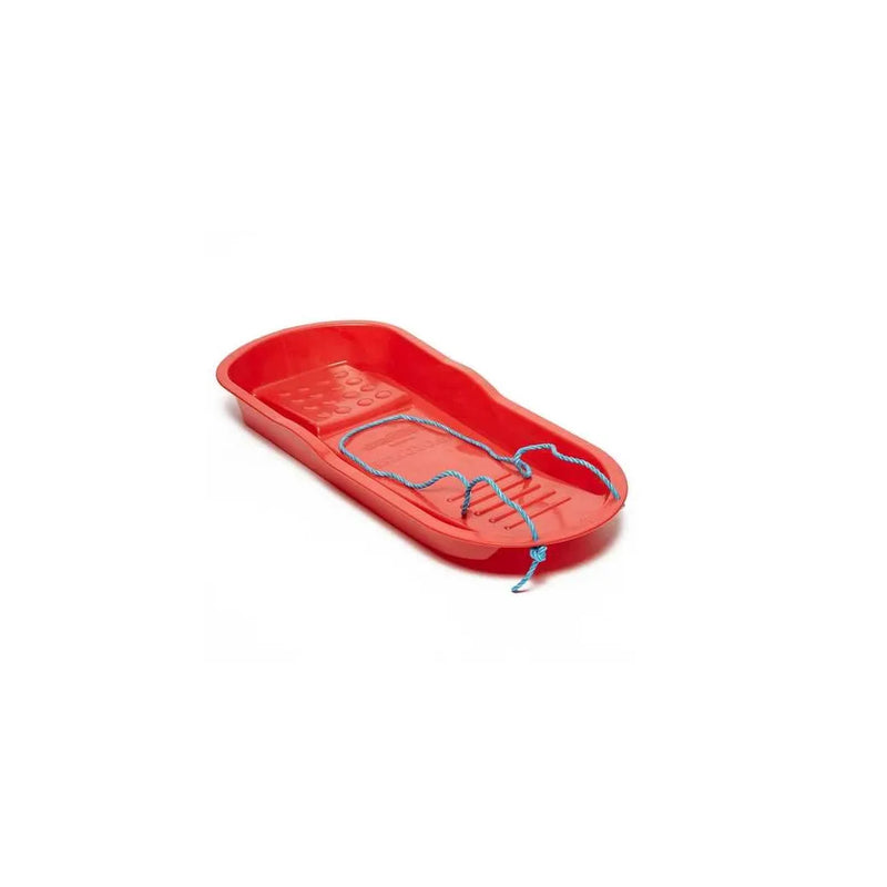 Children'S Plastic Swordfish Snow Sleigh Sledge With Rope 85 cm x 40 cm Red