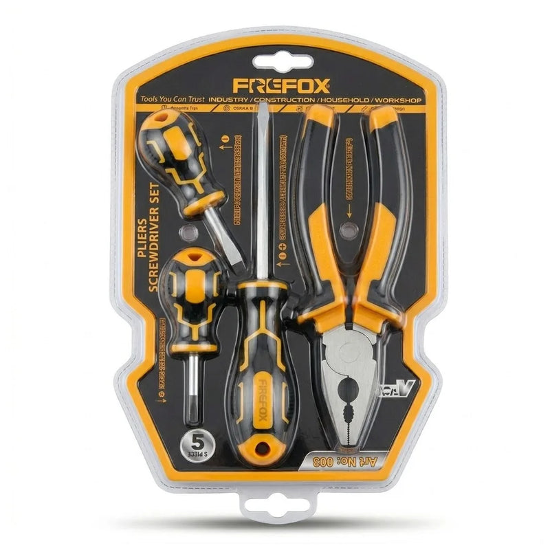 5 Piece Plers Screwdriver Set 507G