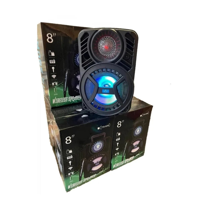 Wireless 8" Speaker Bluetooth Radio Etc
