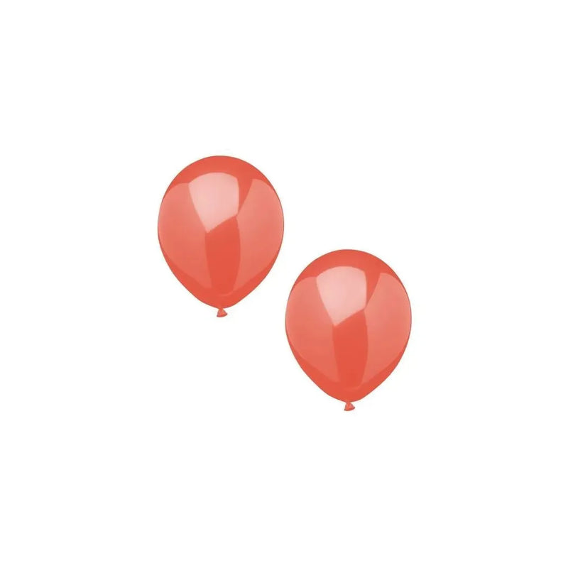 Papstar Metallic Red Birthday Party Balloons 10 Piece Party Pack