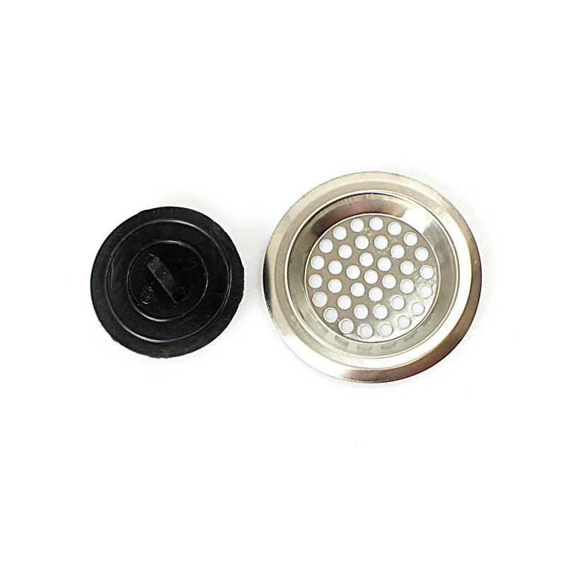 Water Drain Plug Filter Steel Sink Bathroom With Plastic Plug Diy Home ( Filter Plug)