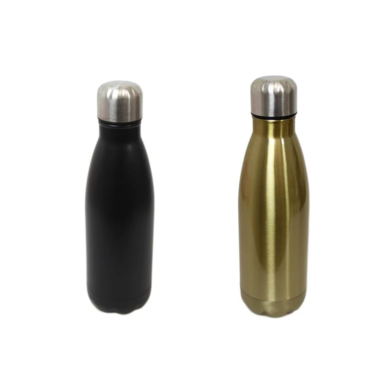 Steel Thermos Drinking Flask Bottle 350Ml Assorted Colours