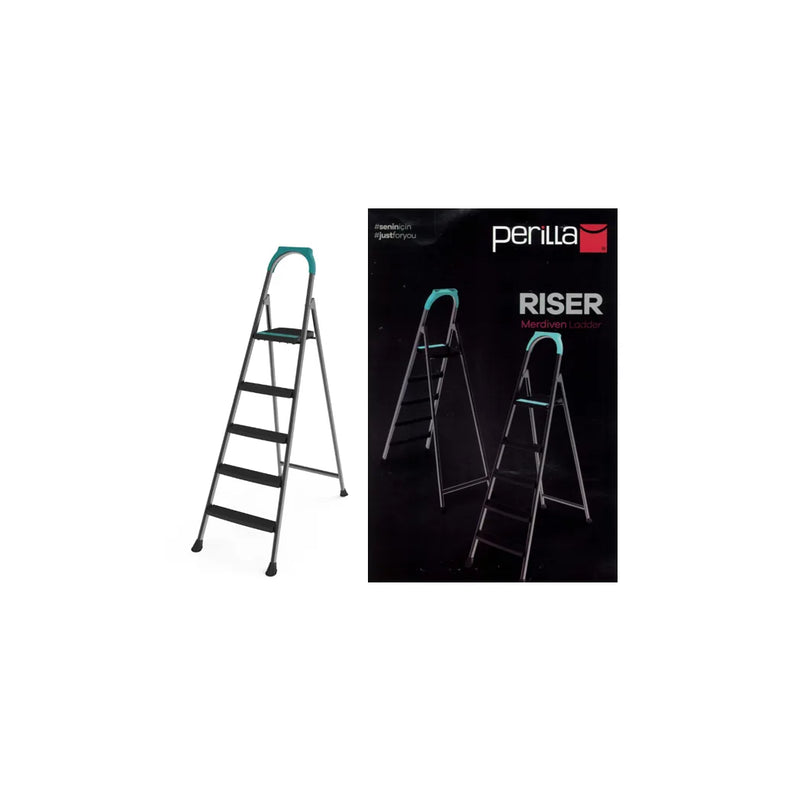 4 + 1 Perilla Riser Metal Indoor Outdoor Step Ladder L5