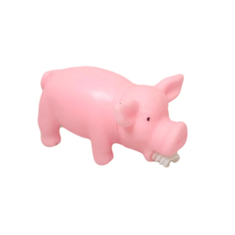 Pet Dog Toy Squealing Pig Chewing Fetch